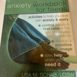 Chronicle Books Anxiety Workbook for Teens - Green and White